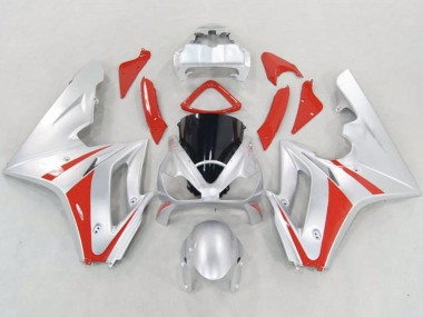 Silber & Rot 06-08 Daytona 675 Motorrad Verkleidung