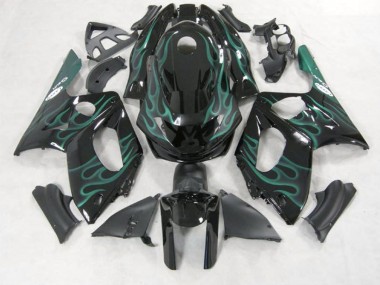 Smaragdgrün Flame 98-07 YZF600 Motorrad Verkleidung
