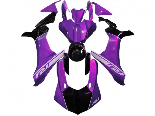 Stimmungsviolett & Schwarz 15-19 R1 Motorrad Verkleidung