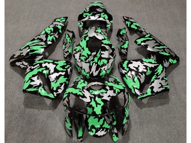 Tarnung & Hellgrün 05-06 CBR600RR Motorrad Verkleidung