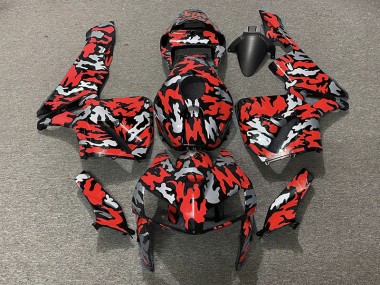 Tarnung & Rot 05-06 CBR600RR Motorrad Verkleidung