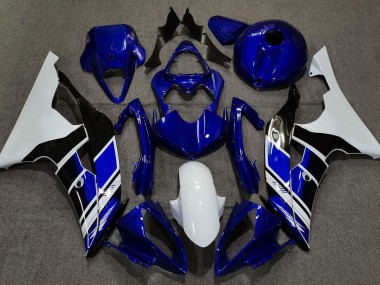 Tiefes Blau & Weiß Benutzerdefiniert 08-16 R6 Motorrad Verkleidung