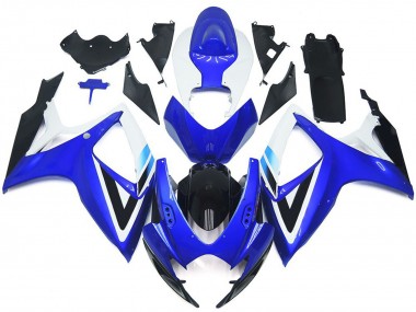 Tiefes Blau & Hellblau OEM Stil 06-07 GSXR 600-750 Motorrad Verkleidung