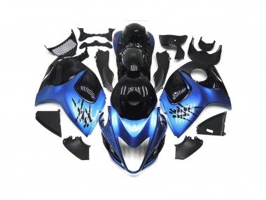 Tiefes Blau Mit Schwarz Benutzerdefiniert 08-20 GSXR 1300 Motorrad Verkleidung