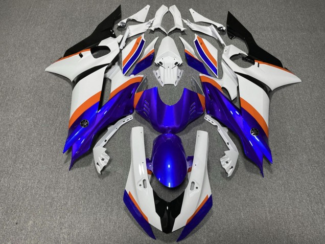 Tiefes Blau & Orange 17-21 R6 Motorrad Verkleidung Tiefes Blau & Orange 17-21 R6 Motorrad Verkleidung