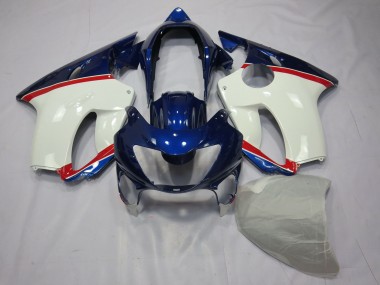 Tiefes Blau Weiß & Rot 99-00 CBR600 F4 Motorrad Verkleidung