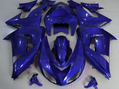 Tiefes Blau Schlicht 06-07 ZX10R Motorrad Verkleidung