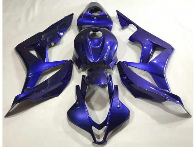 Tiefes Blau Schlicht 07-08 CBR600RR Motorrad Verkleidung