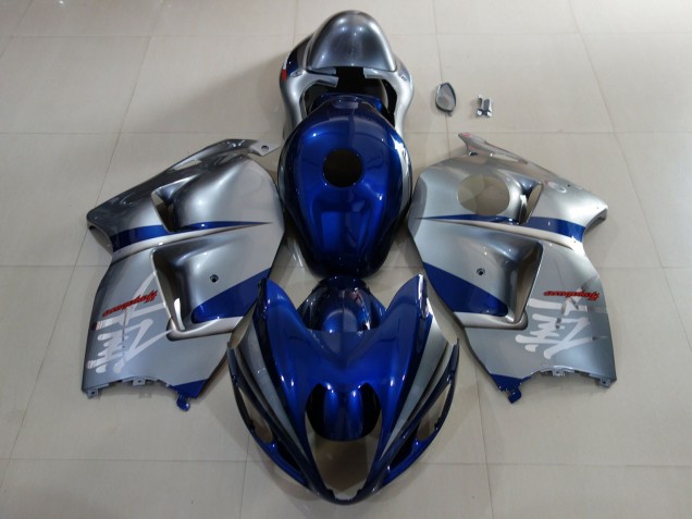 Tiefes Blau & Silber 97-07 GSXR 1300 Motorrad Verkleidung