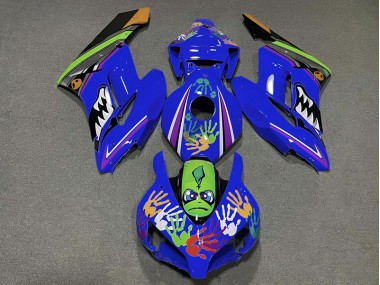 Tiefes Blauer Hai 04-05 CBR1000RR Motorrad Verkleidung