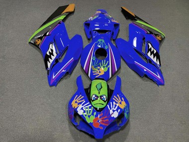 Tiefes Blauer Hai 04-05 CBR1000RR Motorrad Verkleidung