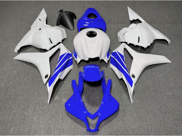 Tiefes Blauer & Weißer Seitenstreifen 09-12 CBR600RR Motorrad Verkleidung Tiefes Blauer & Weißer Seitenstreifen 09-12 CBR600RR Motorrad Verkleidung