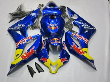Tiefes Blaurot Bull 07-08 CBR600RR Motorrad Verkleidung