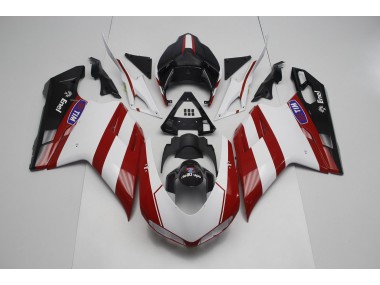 Tiefrot 07-14 Ducati 848 1098 1198 Motorrad Verkleidung