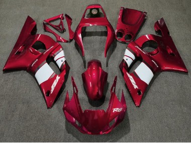 Tiefrot & Weiß 98-02 R6 Motorrad Verkleidung