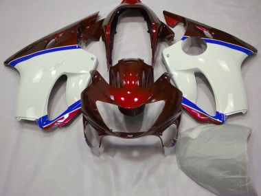 Tiefrot & Blau 99-00 CBR600 F4 Motorrad Verkleidung