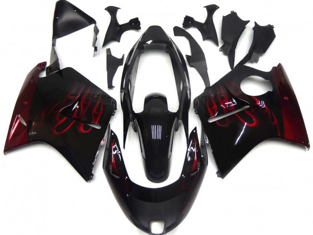 Tiefrot Flame 96-07 CBR1100XX Motorrad Verkleidung