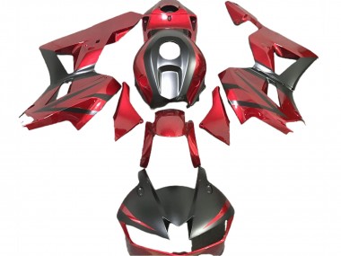 Tiefrot & Matt Schwarz 13-23 CBR600RR Motorrad Verkleidung