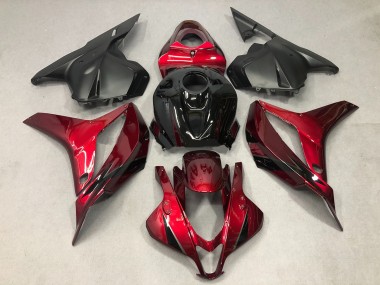 Tiefrot Mit Schwarz 09-12 CBR600RR Motorrad Verkleidung