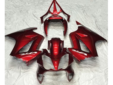 Tiefrot Schlicht 02-12 VFR800 Motorrad Verkleidung