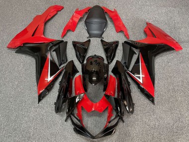 Tiefrot & Schwarzglanz 11-24 GSXR 600-750 Motorrad Verkleidung