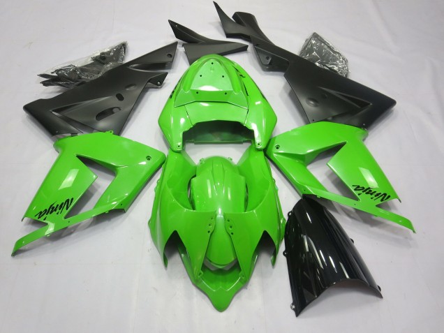Total Grün 04-05 ZX10R Motorrad Verkleidung