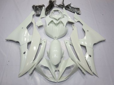 Vollglanz Weiß 08-16 R6 Motorrad Verkleidung