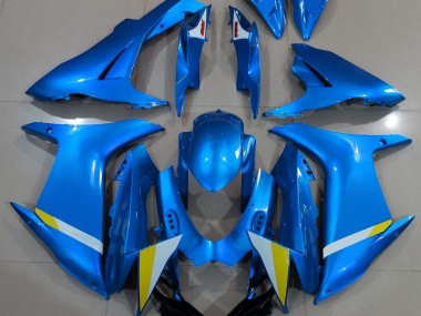 Vollglanz Hellblau 11-24 GSXR 600-750 Motorrad Verkleidung