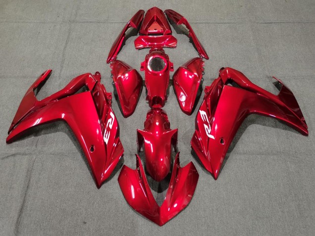 Vollglanz Rot 15-18 R3 Motorrad Verkleidung