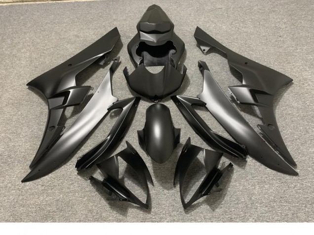 Vollmatt Schwarz 06-07 R6 Motorrad Verkleidung Vollmatt Schwarz 06-07 R6 Motorrad Verkleidung