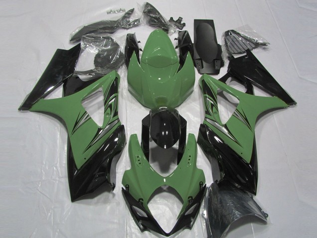 Waldgrün & Schwarz 07-08 GSXR 1000 Motorrad Verkleidung