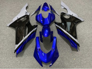 Zement Schwarz & Blau 17-21 R6 Motorrad Verkleidung