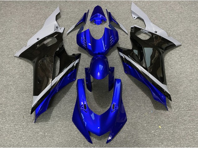 Zement Schwarz & Blau 17-21 R6 Motorrad Verkleidung Zement Schwarz & Blau 17-21 R6 Motorrad Verkleidung