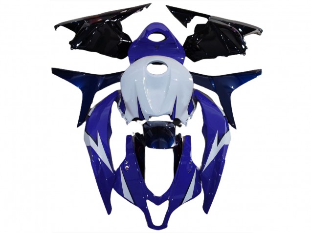 Zwei Blau 09-12 CBR600RR Motorrad Verkleidung