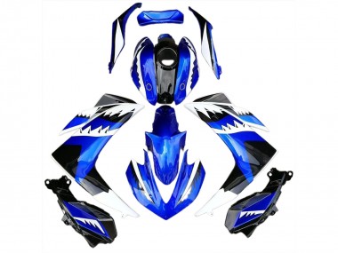 Weißer Blauer & Schwarzer Hai 15-18 R3 Motorrad Verkleidung