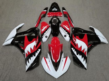 Weißer Hai & Rot 15-18 R3 Motorrad Verkleidung