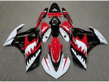 Weißer Hai & Rot 15-18 R3 Motorrad Verkleidung